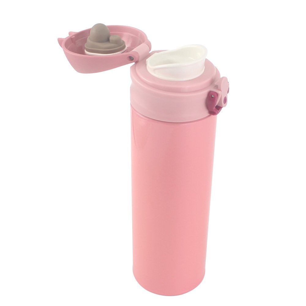Wholesale 500ML Double Wall Vacuum Insulated Stainless Steel One-touch Water Bottle Custom Color and Logo Water Bottle