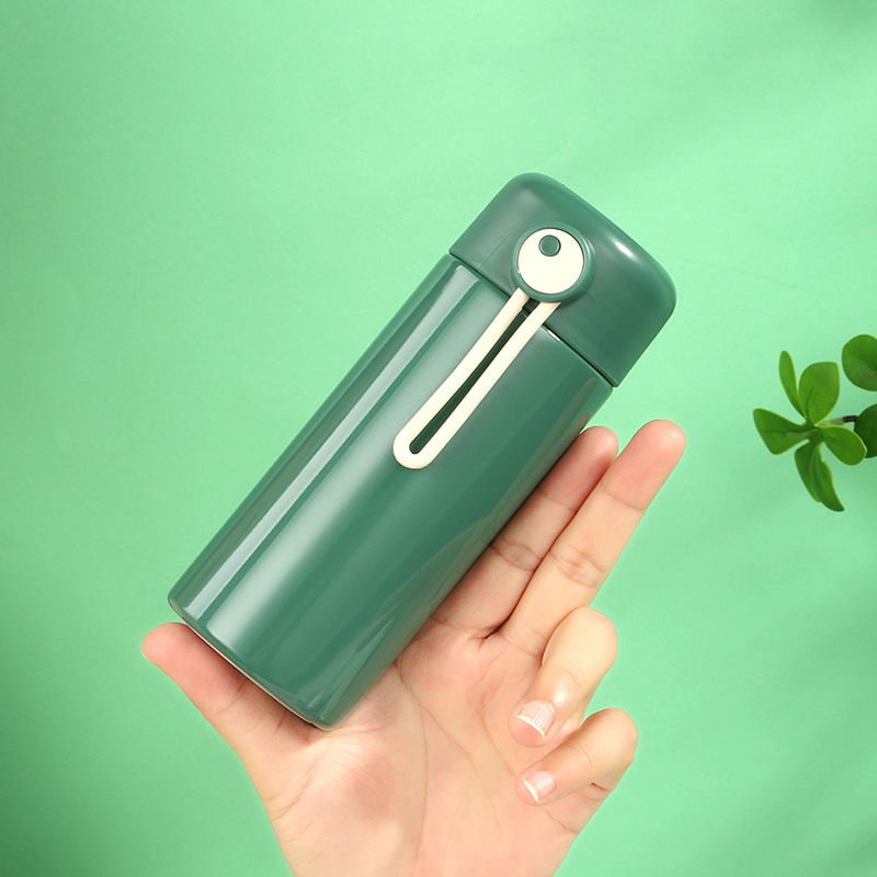 260ml/9oz 316 Stainless Steel Cute Colorful Children Water Bottles Portable Mini Thermos plastic bottle drinking cup