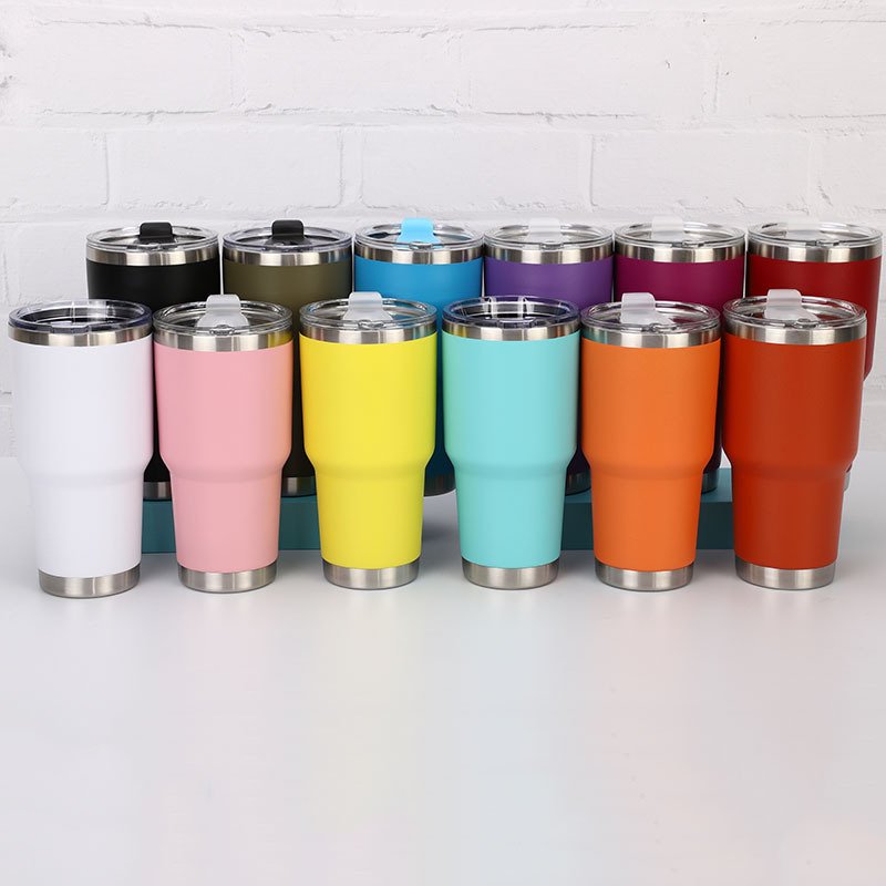 Hot sale Double Wall Vacuum Stainless steel coffee mugs 30oz with magnetic lid