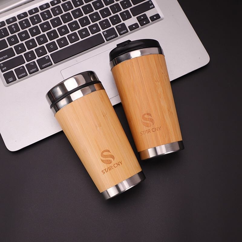 bamboo coffee cup natural bamboo mug stainless steel bamboo bottle