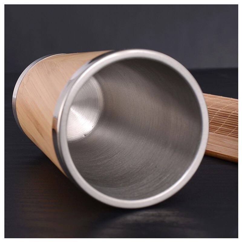 bamboo coffee cup natural bamboo mug stainless steel bamboo bottle
