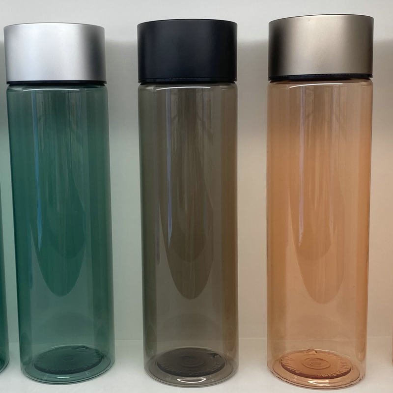 32oz custom clear recycled bpa free water bottle plastic with metal lid wholesale manufacturers