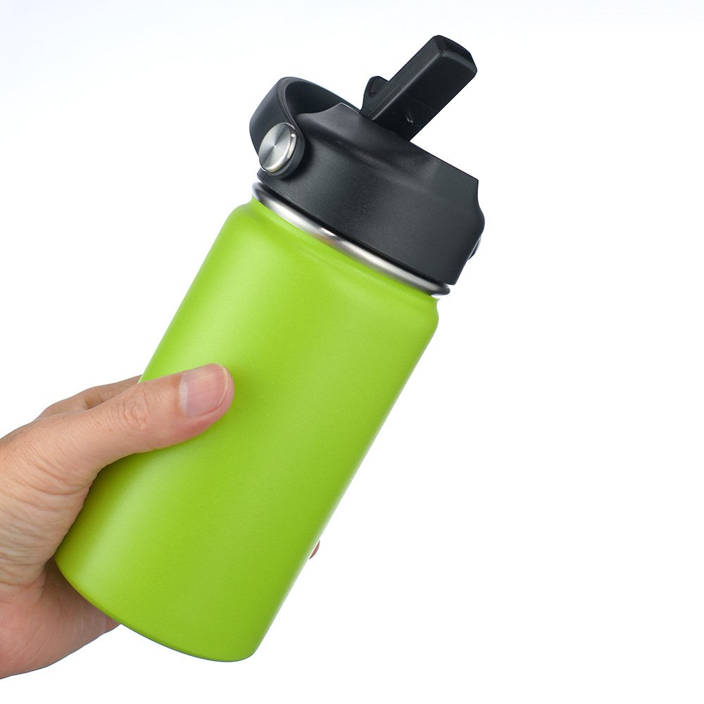 Custom Logo Double Wall Stainless Steel Vacuum Flask Kids' Water Bottle Back School Thermal Insulation Boiling Water Drinking