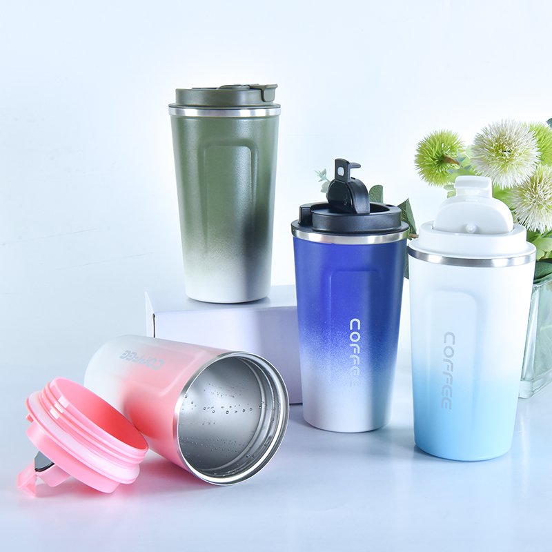 380ml 510ml Portable Best Custom Reusable Stainless Steel Insulated Travel Mug Thermal Coffee Cup Thermal Water Bottle