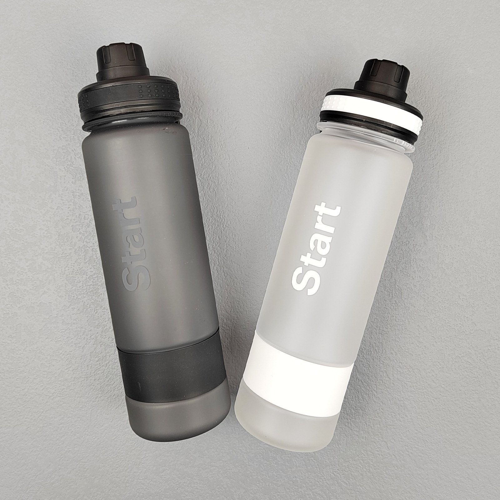 New Arrival Sports Water Bottle Courvoisier Clear Water Bottle Plastic Flask For Hiking