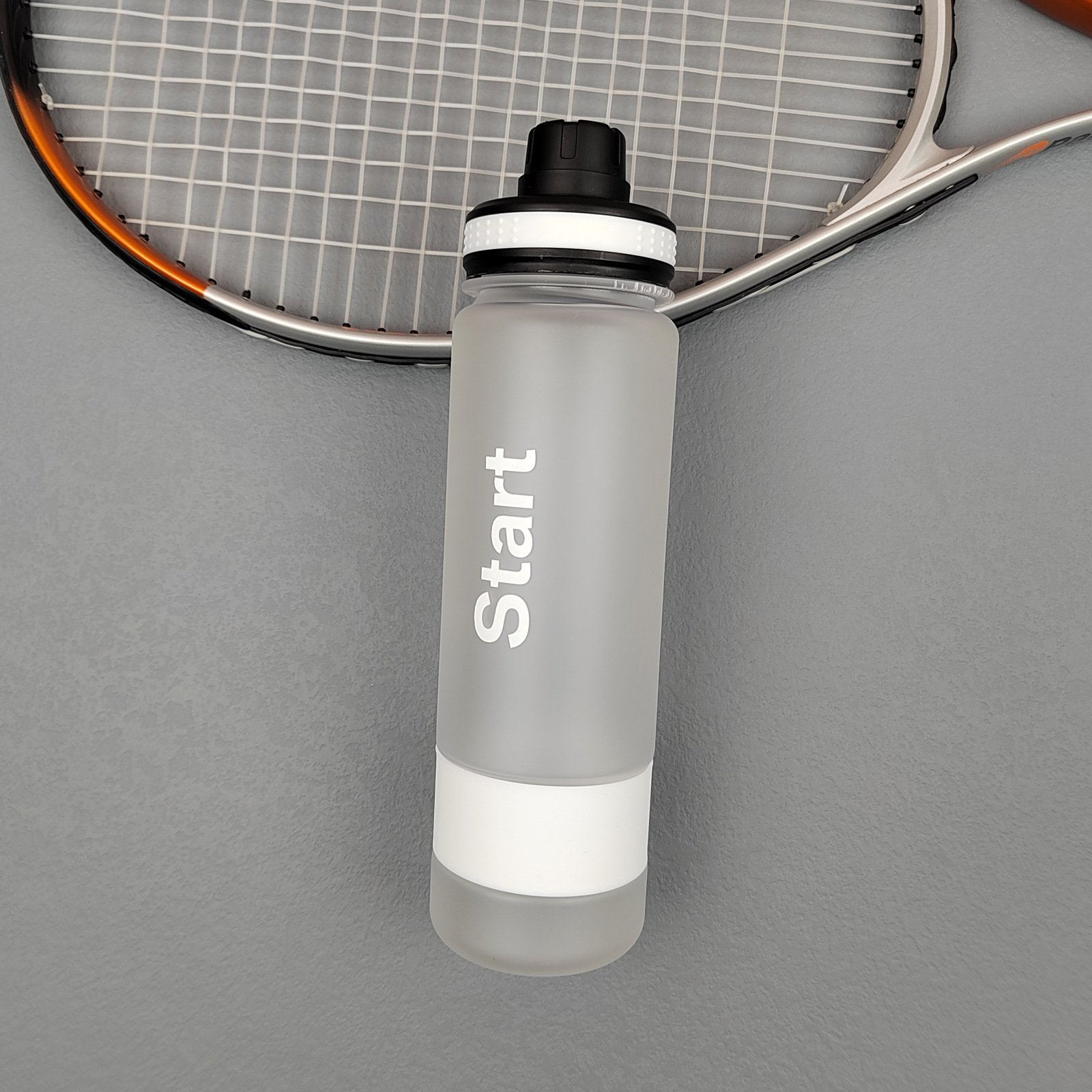New Arrival Sports Water Bottle Courvoisier Clear Water Bottle Plastic Flask For Hiking