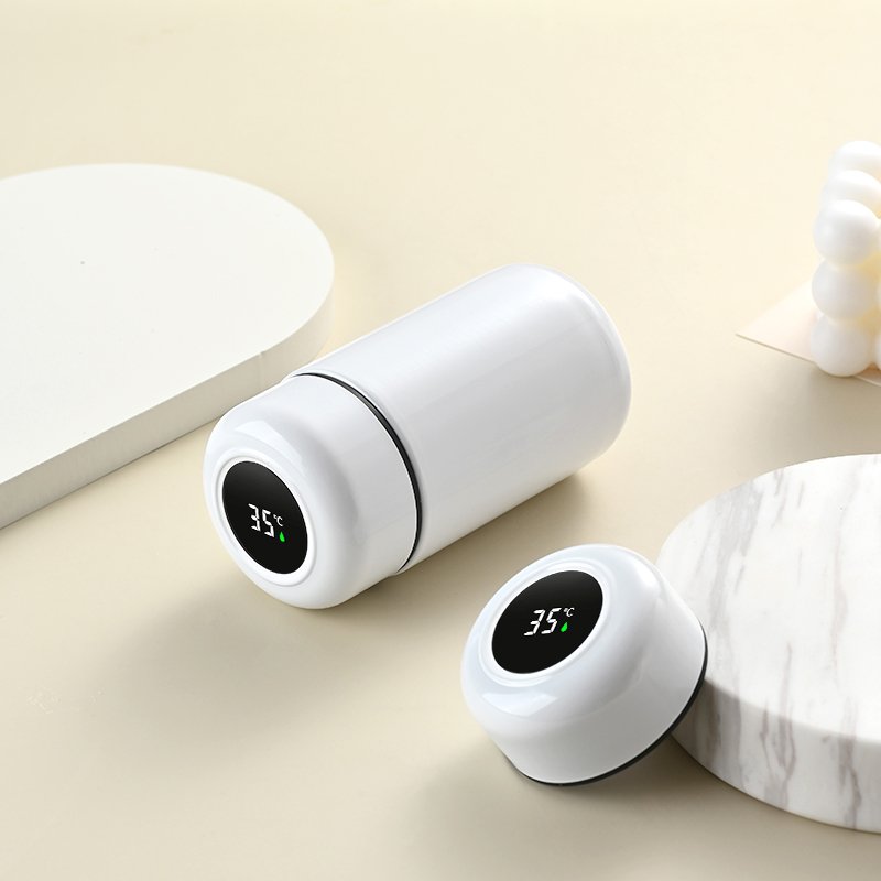 220ml Mini Smart LED Temperature Display Cute Design Straight Cup Exquisite Vacuum Flasks