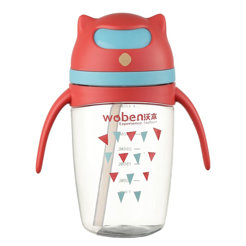 Duo Botella De Agua Cute Plastic Tritan Baby Drinking Water Bottle Bottles For Kids Children