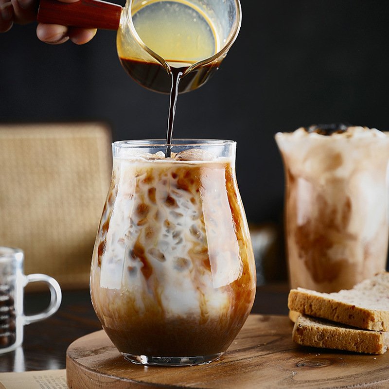 wholesale cheap drinking glass Simple naked coffee glass cup water glass for KTV