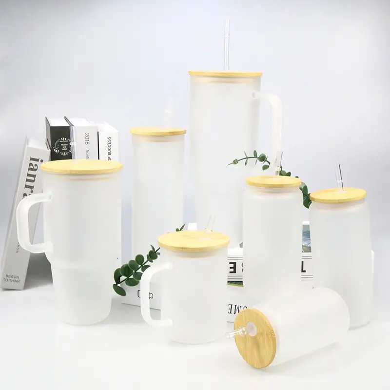 gift mug custom clear glass Blank Sublimation Custom Printing blanks mugs