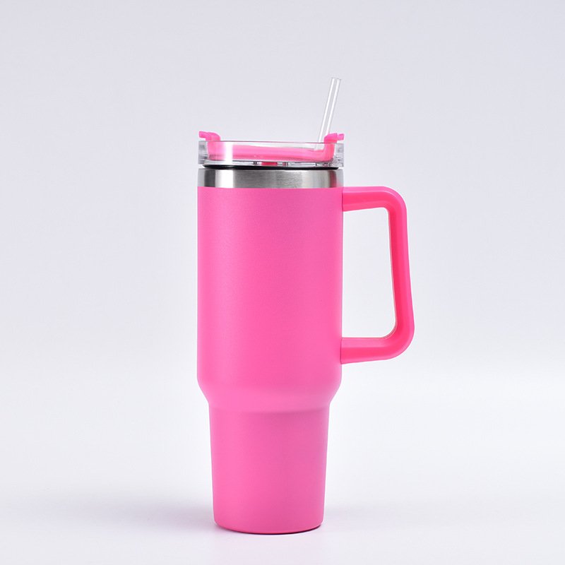 Wholesale 304 ODM /OEM double wall stainless steel vacuum tumbler 40oz water travel mugs with lid and straw