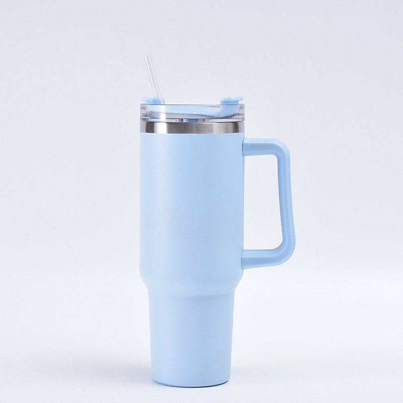 Wholesale 304 ODM /OEM double wall stainless steel vacuum tumbler 40oz water travel mugs with lid and straw