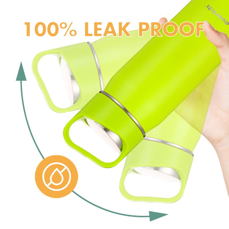 Low MOQ Wholesale Customized Vacuum Double Wall Stainless Steel Insulated Water Bottles With Removable Tea Infuser