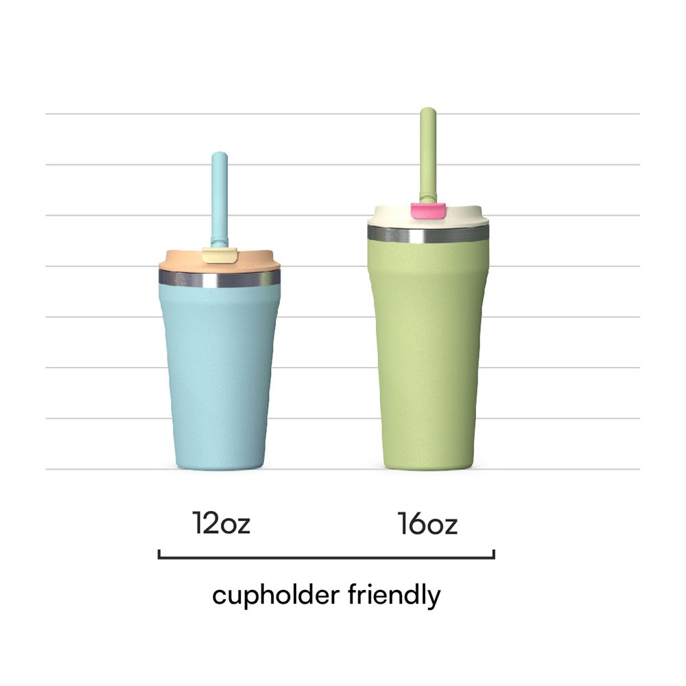 Christmas Gift Coffee Tumbler Vacuum Steel Mug for Hot Cold Drink Cup-holder Friendly 360ml Tumbler with Lid