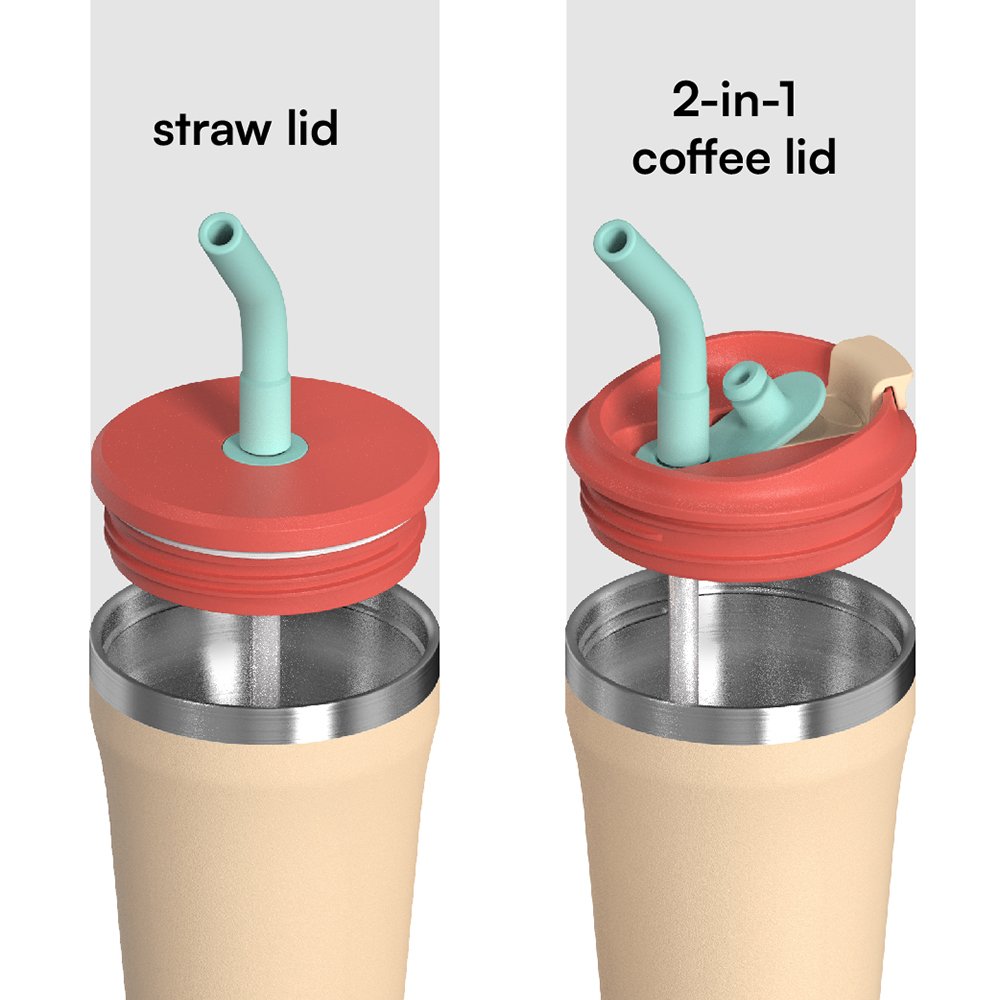 Christmas Gift Coffee Tumbler Vacuum Steel Mug for Hot Cold Drink Cup-holder Friendly 360ml Tumbler with Lid