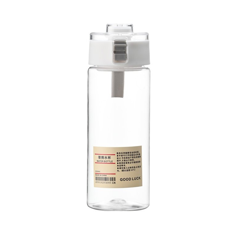 Portable Transparent Cute Plastic Drink Juice High Temperature Resistance Water Bottle Wholesale