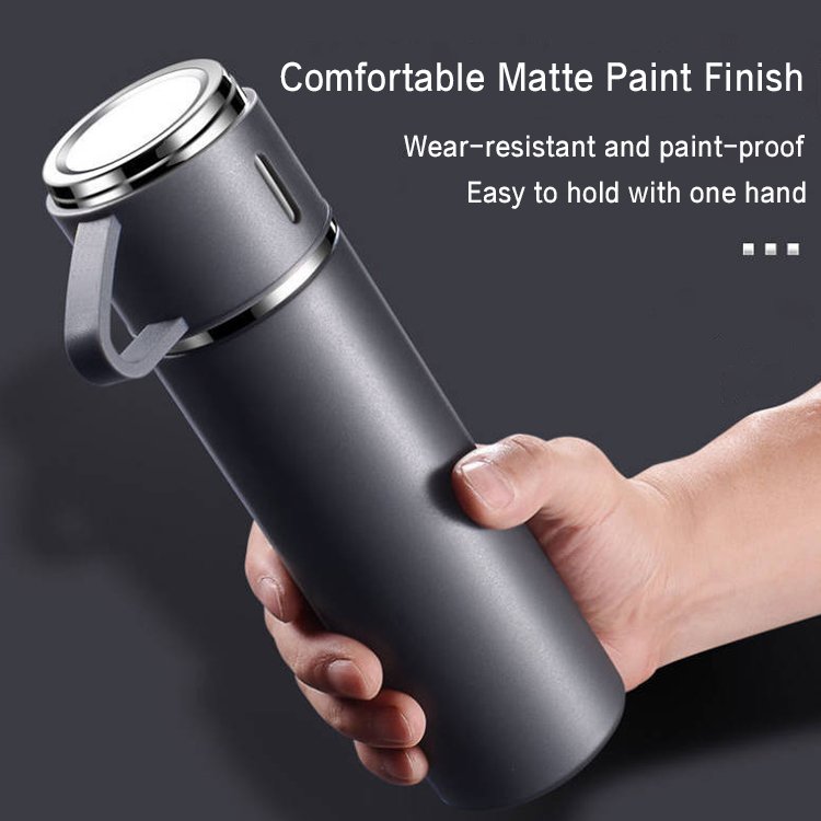 500ml Stainless Steel Water Bottle 3pcs Vacuum Flask Set Vacuum Flask Set Gift Box