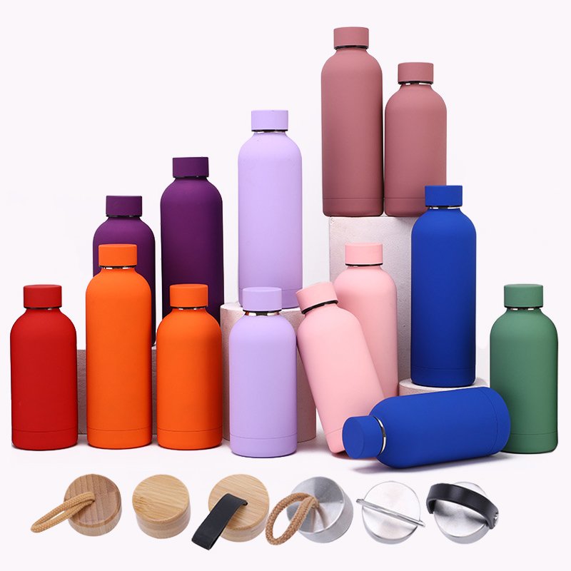 Sweet Wholesale Factory Insulated Flask 350ML 500ML 750ML 1000ML Double Walled Stainless Steel Water Bottle Small Mouth Thermal