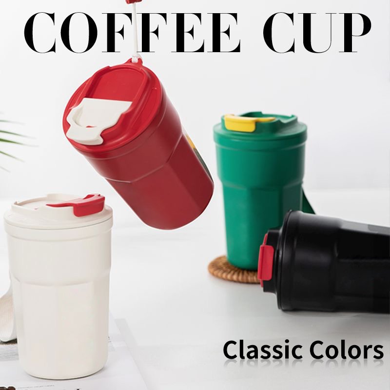 SENHUA 2023 new double wall stainless steel 316 travel coffee mug tumbler, 400ml customize logo insulated cup.