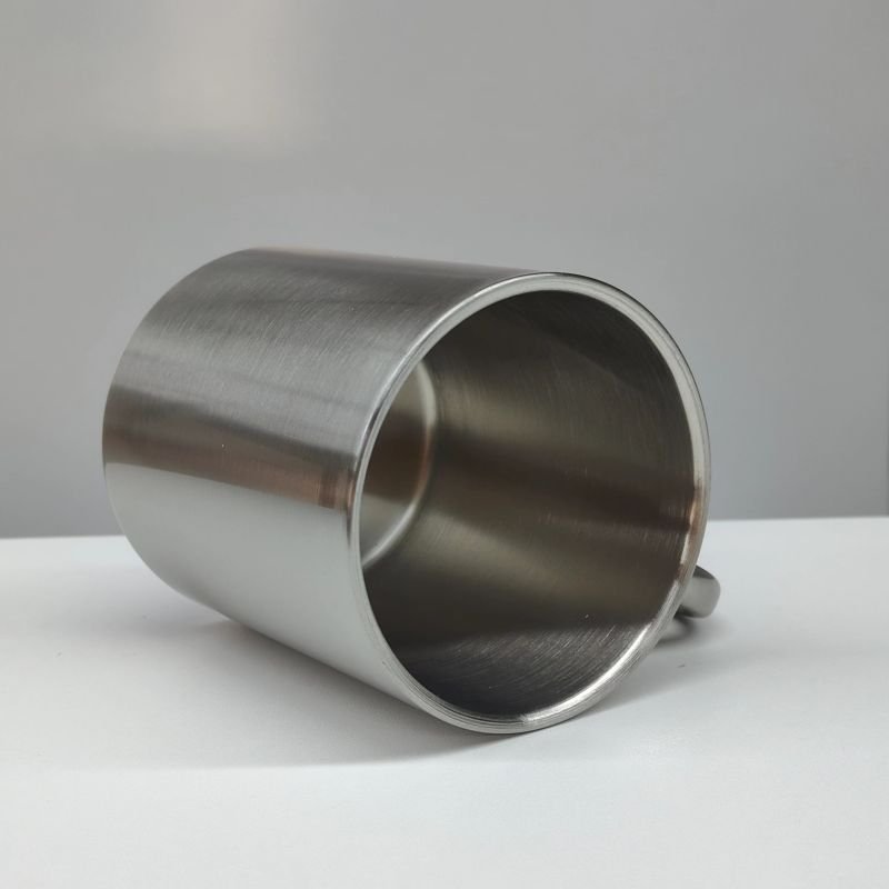 Mass Customization 300ml Sublimation Stainless Steel Insulated Coffee Mug with Handle