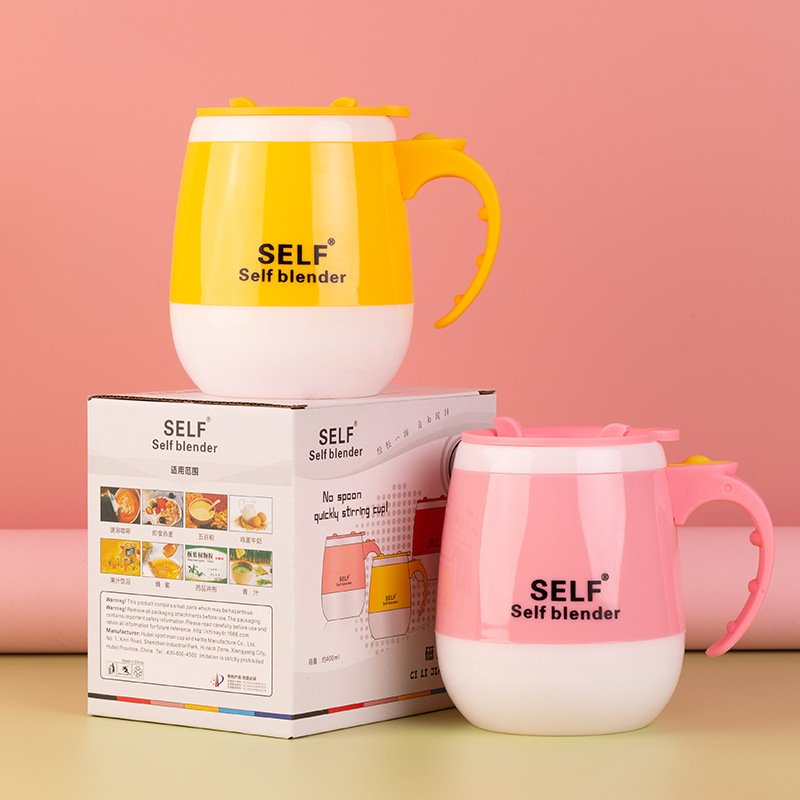 Vesub New Design Coffee Mugs Custom Logo Printed Automatic Magnetic Self Stirring Mixing Coffee Cup