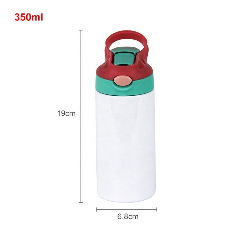 Wholesale 350ml/12oz Children Sublimation Water Bottle Stainless Steel Double Wall Insulated Sublimation Blank USA