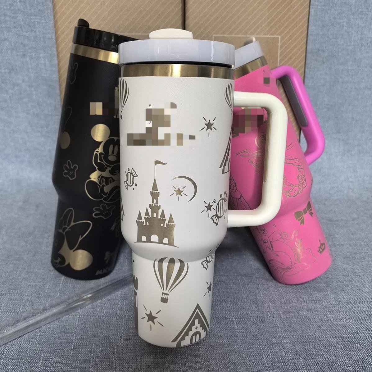 Hot Selling 2024 2025 Trendy 40oz Vacuum Insulated Sanrioed Water Cup Tumbler Water Bottle Hello Kt Kulomi Stainless Steel Mug