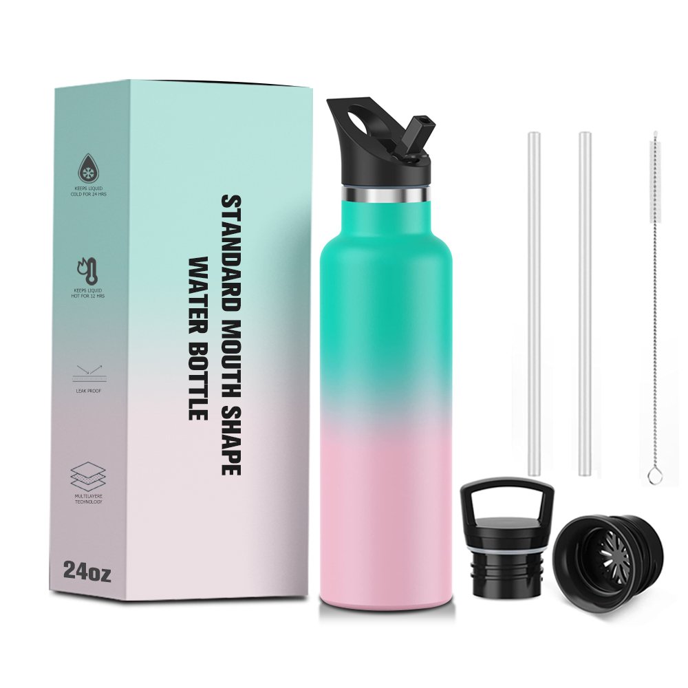 custom cheap china wholesale logo insulated vacuum flask sport drinking water bottle double walled