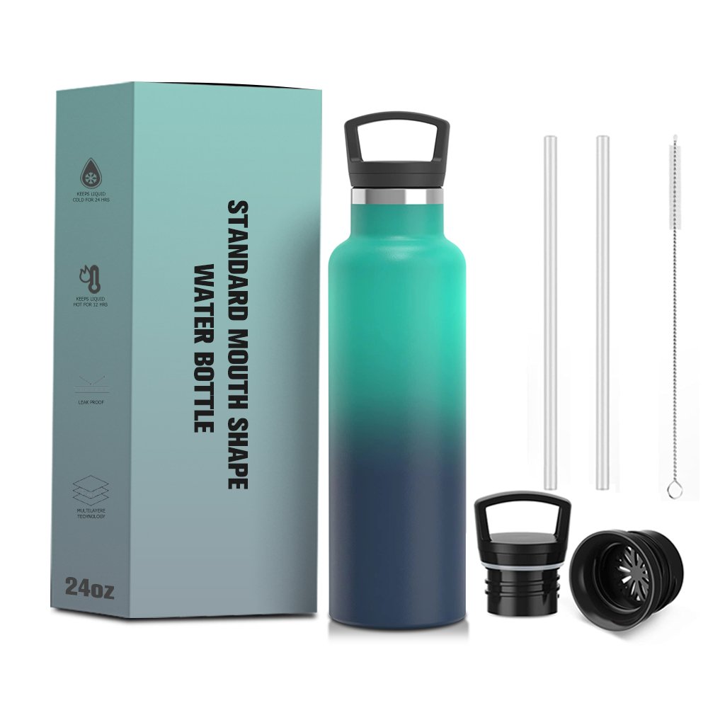 custom cheap china wholesale logo insulated vacuum flask sport drinking water bottle double walled