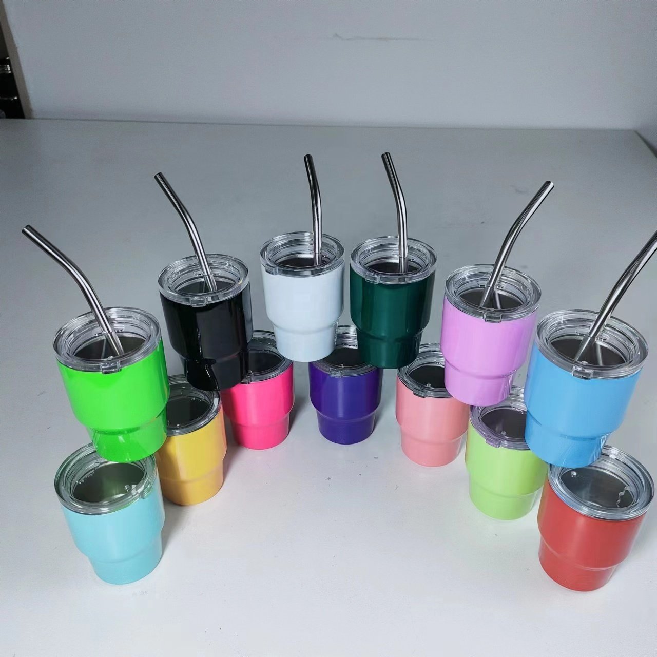 2oz Cup double wall cute stainless steel miniature 3oz mini shot tumbler glasses vacuum 40oz sublimation small flask tumbler