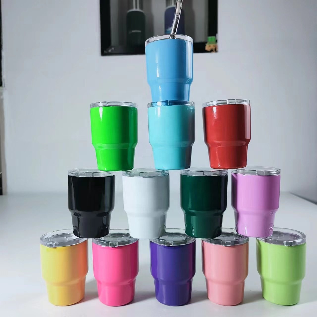 2oz Cup double wall cute stainless steel miniature 3oz mini shot tumbler glasses vacuum 40oz sublimation small flask tumbler