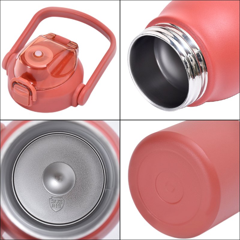 1500ml 1300ml 1000ml 800ml stainless steel sports bottle portable water bottle with grip accept custom Logo