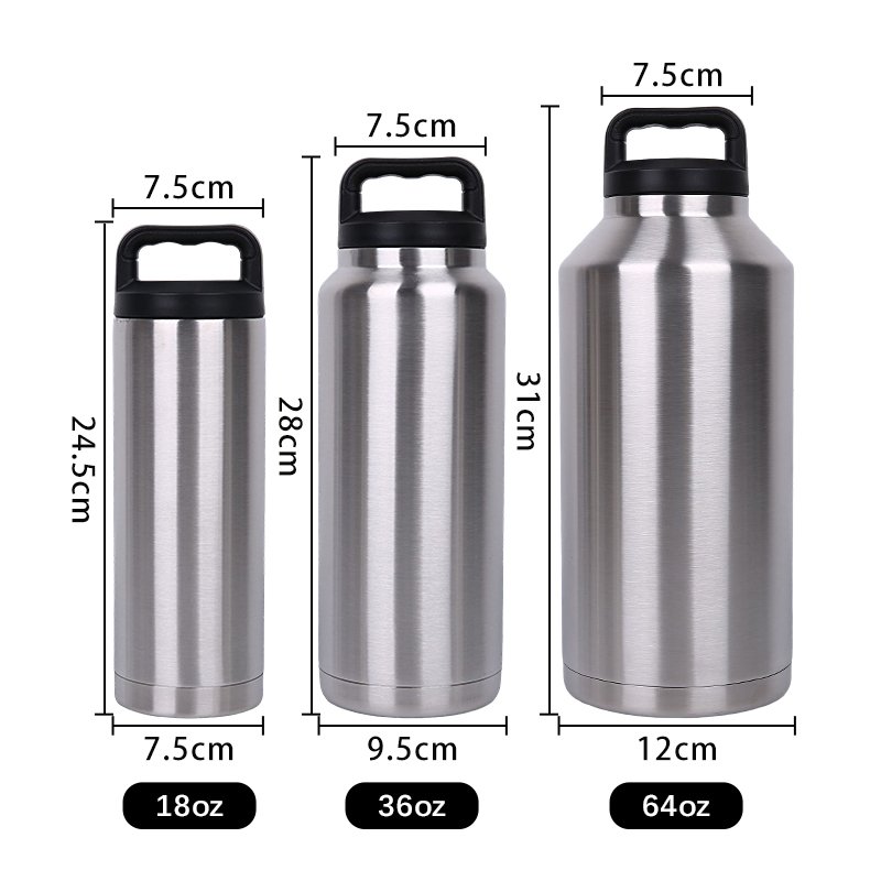 Promotion Sale 32oz ODM Lid Wide Mouth Water Bottle Double Wall Wide Mouth Insulated Stainless Steel Water Bottles