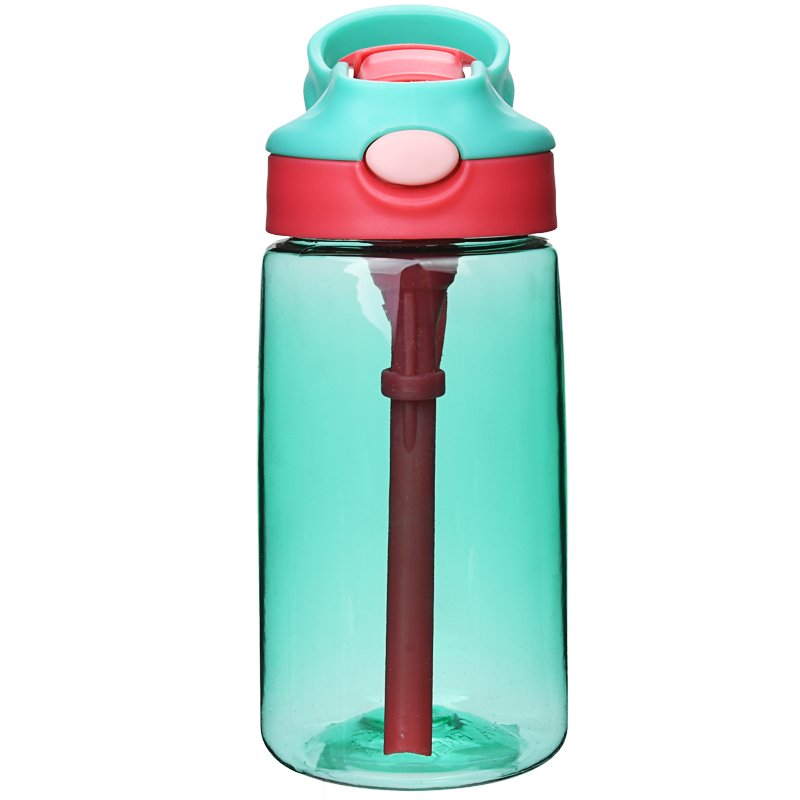 oumego various color suction nozzle water bottle with strap 480ml children kids custom cartoon printed portable PP water bottle
