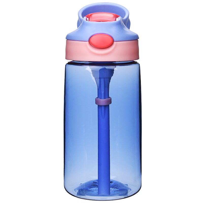 oumego various color suction nozzle water bottle with strap 480ml children kids custom cartoon printed portable PP water bottle