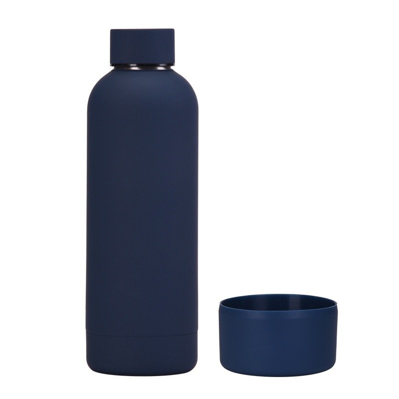 Portable Sports Vacuum Flasks Small Mouth 500ml Colorful Stainless Steel Thermos Cup with Base