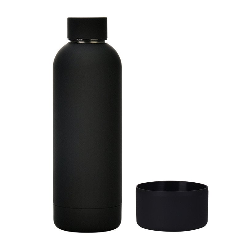 Portable Sports Vacuum Flasks Small Mouth 500ml Colorful Stainless Steel Thermos Cup with Base