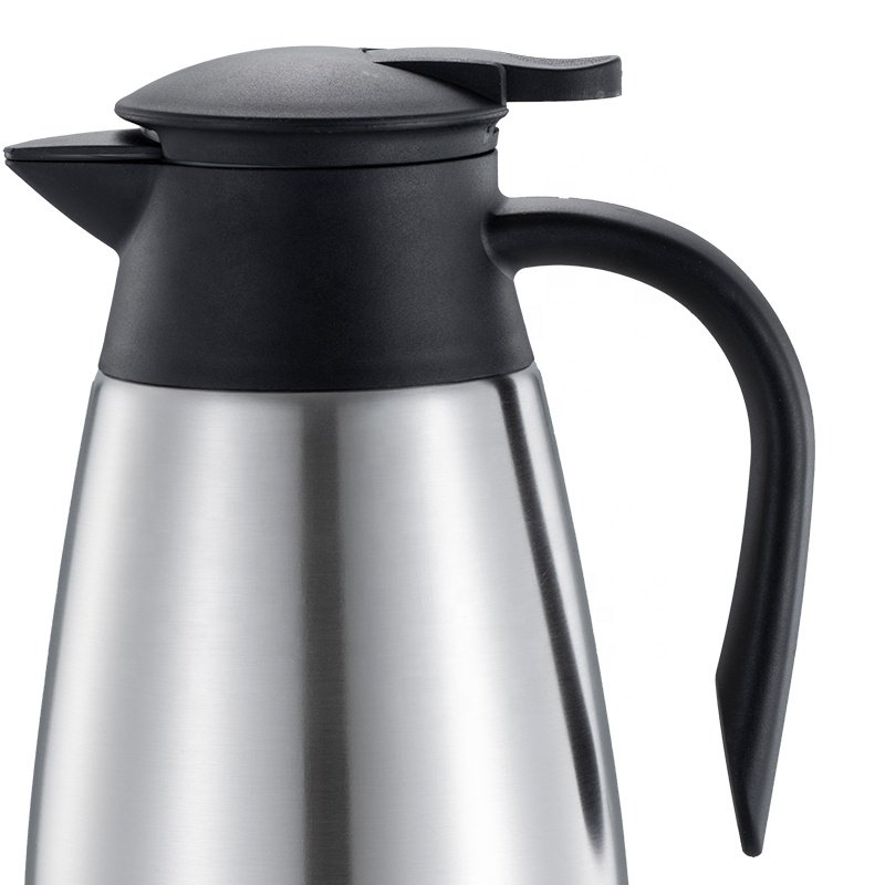 Simple fashion high quality 304 stainless steel vacuum thermos cup kettle with plastic handle for family party
