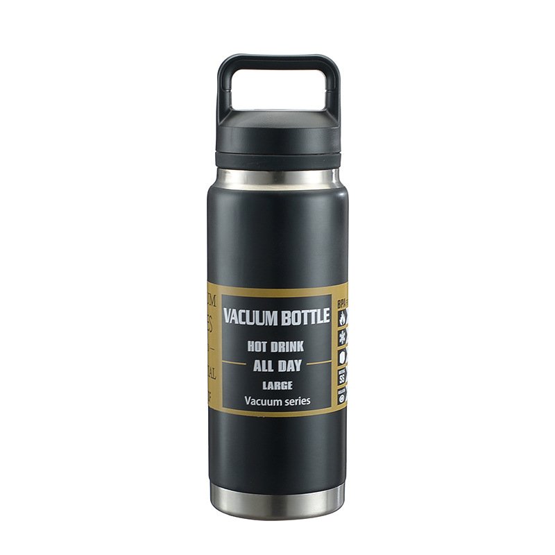 36oz Water Flask Stainless Steel Large Capacity Vacuum Double Walled Insulated Cup Outdoor Travel Sports Water Bottles