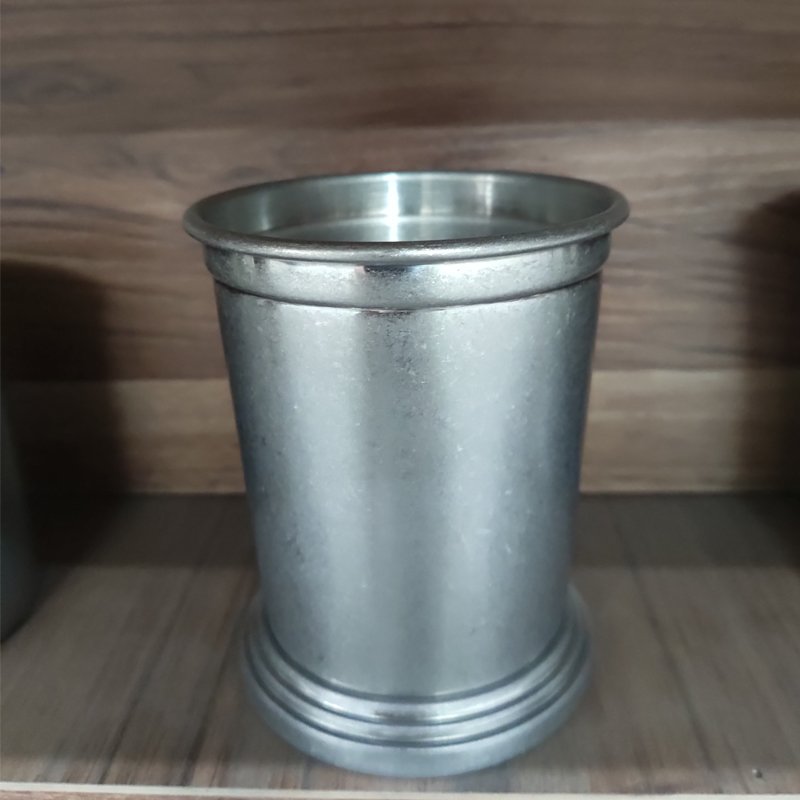 RTS Factory Direct Sale New Retro-Style Indian Stainless Steel Copper Mug Eco-Friendly Mojito Mint Julep Cup for Mixed Drinkware