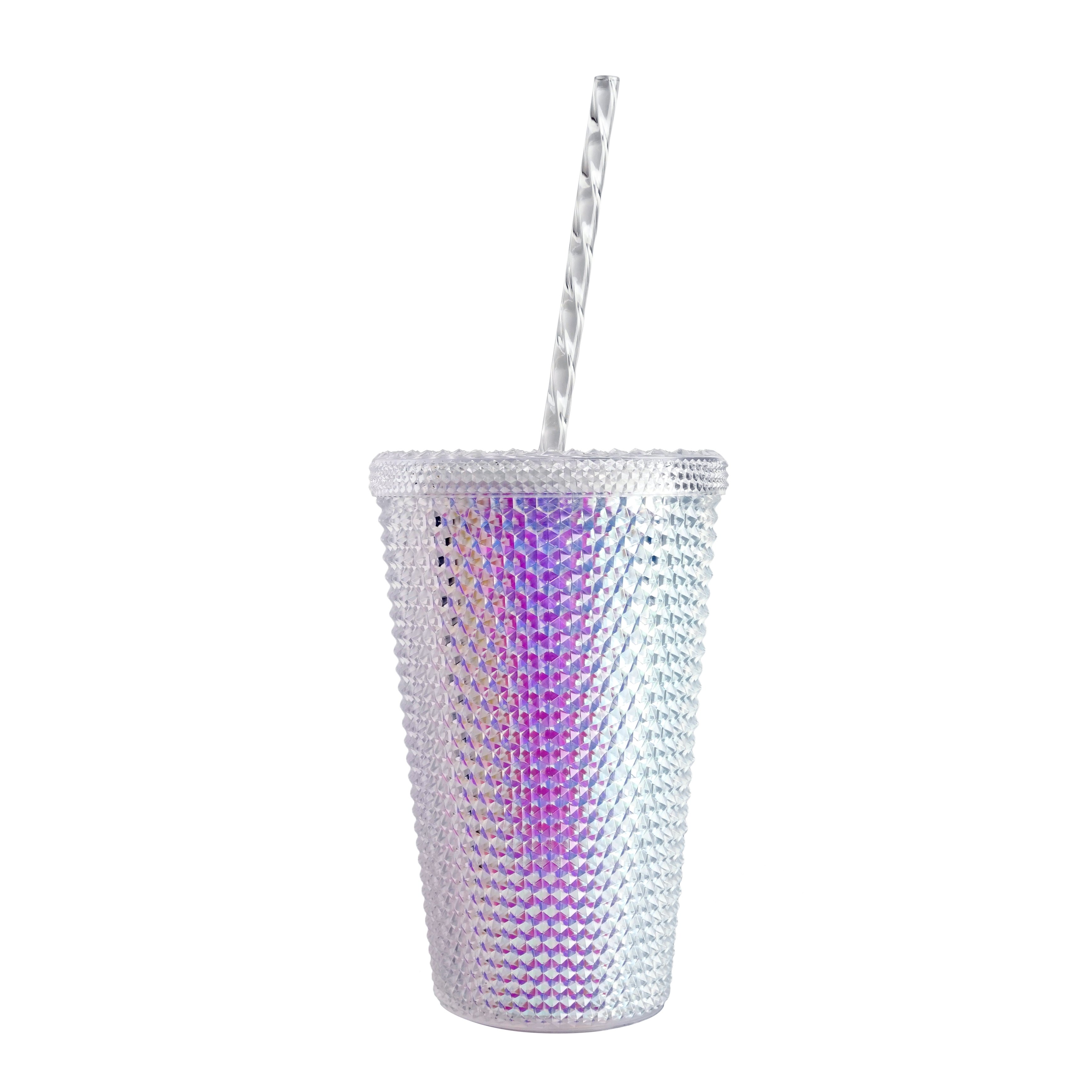 BPA Free 24oz Patented Customized Cup Double Wall Plastic Drinking Durian Cup With Straw