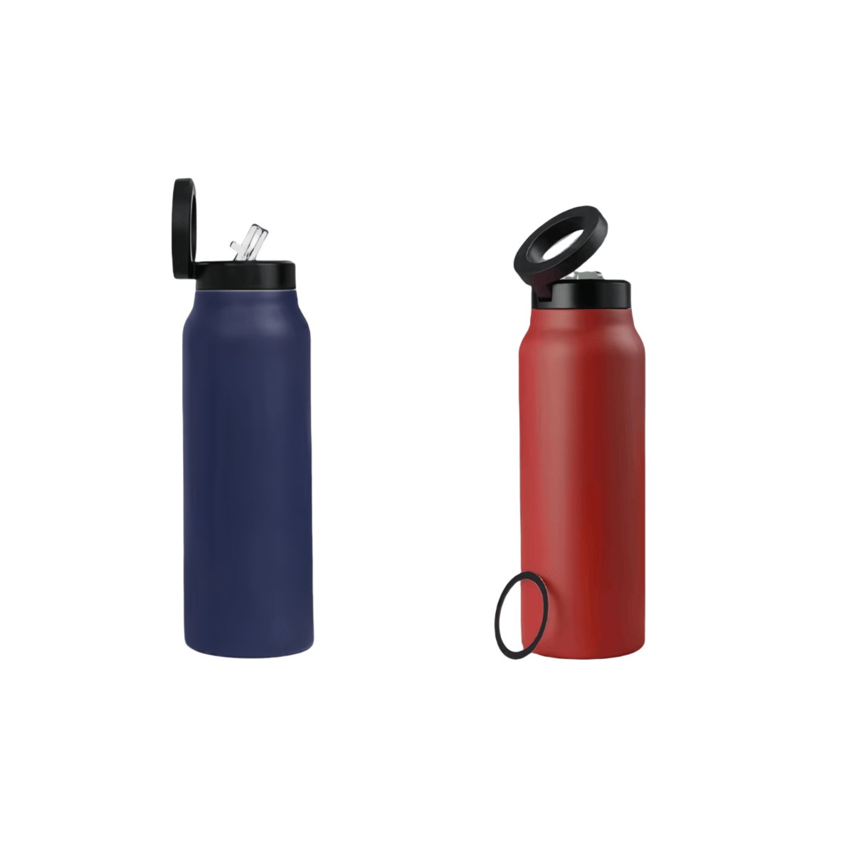2024 Newest Double Wall Leakproof 24oz Stainless Steel Magnetic Water Bottle Phone Holder Sports Magsafe Tumbler Custom Logo