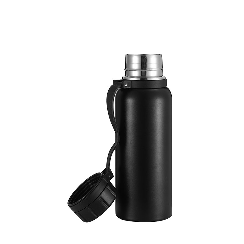 Outdoor 550 ml 750 ml 1000 ml Stainless Steel Water Bottle with Screw Lid & Handle