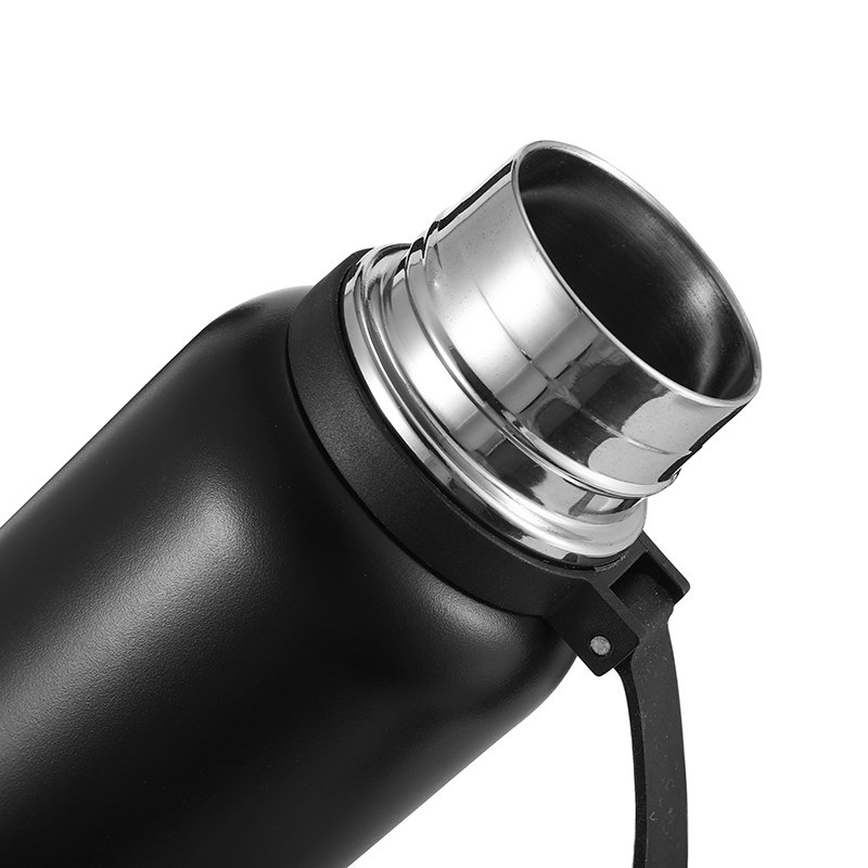 Outdoor 550 ml 750 ml 1000 ml Stainless Steel Water Bottle with Screw Lid & Handle