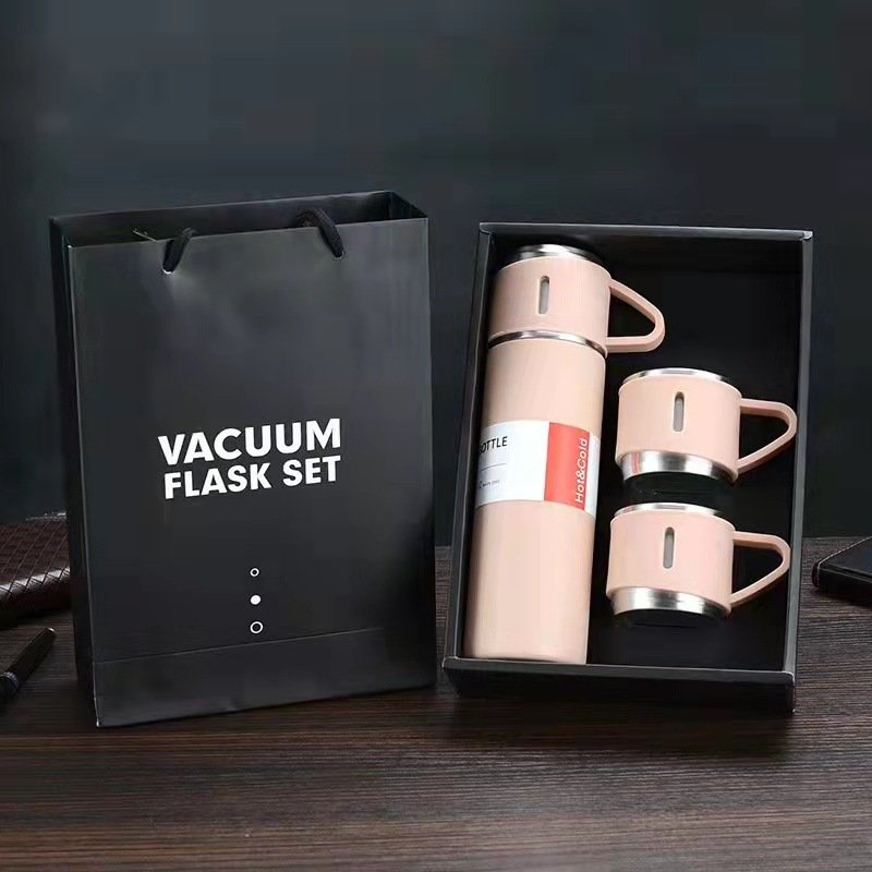 17oz Stainless Steel Water Bottle Double Walled Sports Water Bottles Vacuum Insulated Cola Shape Travel Thermal Flask