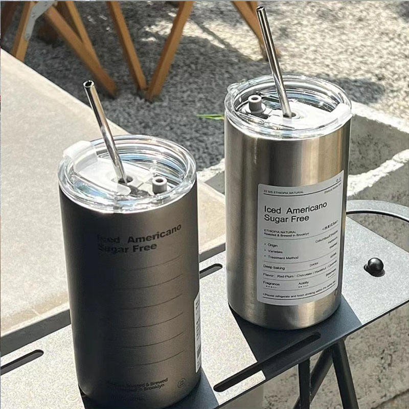 LeMuna 320ML/600ML Stainless Steel Vacuum Insulated Coffee Cup Thermal Tumbler Mug