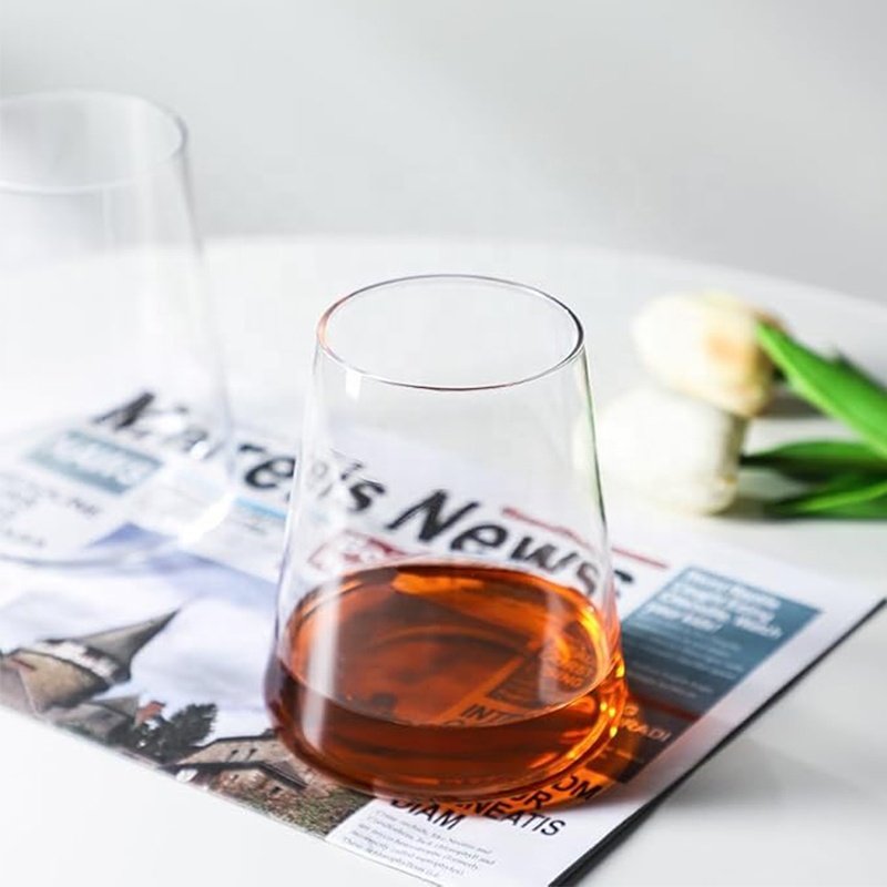 Factory Samples Customized Wholesale Transparent Mini Tea pot Glass Coffee Milk Cup With no Handle Mugs Cold Drink Whisky Glass