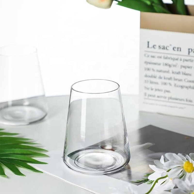 Factory Samples Customized Wholesale Transparent Mini Tea pot Glass Coffee Milk Cup With no Handle Mugs Cold Drink Whisky Glass