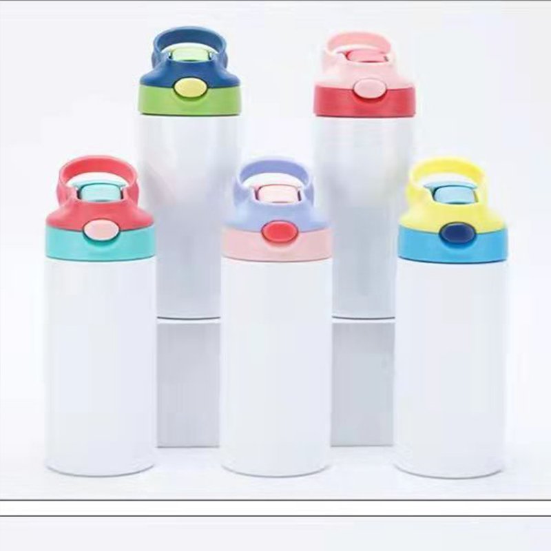 Customized Wholesale straight Sippy Cup Child Kid tumbler Sublimation Blanks 304 Stainless Steel Water bottle