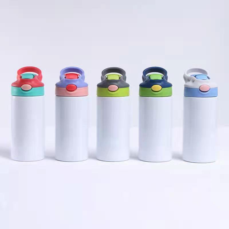 Customized Wholesale straight Sippy Cup Child Kid tumbler Sublimation Blanks 304 Stainless Steel Water bottle